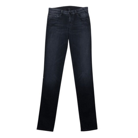 7 For All Mankind Denim - 7 For All Mankind 7FAM Skinny A-Pocket Jeans Vintage Black Wash Size 26